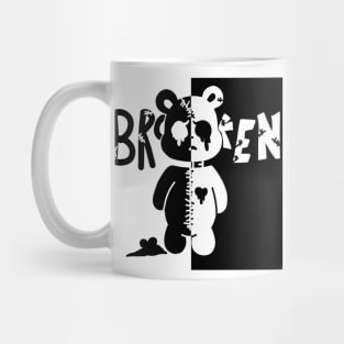 Broken Bear Design Mug